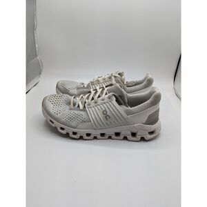 On Women's Cloudswift Sneakers, Glacier | White, 10 Medium US